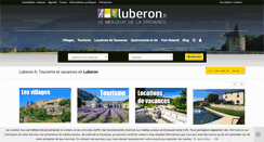 Desktop Screenshot of luberon.fr
