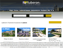 Tablet Screenshot of luberon.fr