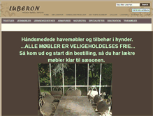 Tablet Screenshot of luberon.dk